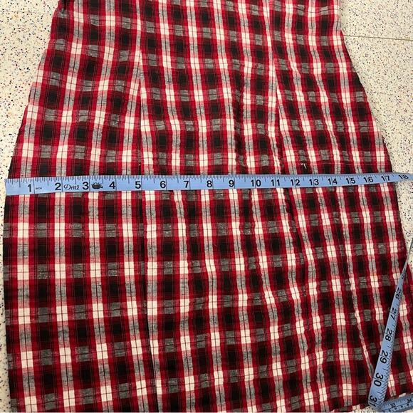 Vintage Rampage Plaid Mini Dress 90s Preppy Punk Grunge Flannel Junior's Size 5 - Picture 10 of 11